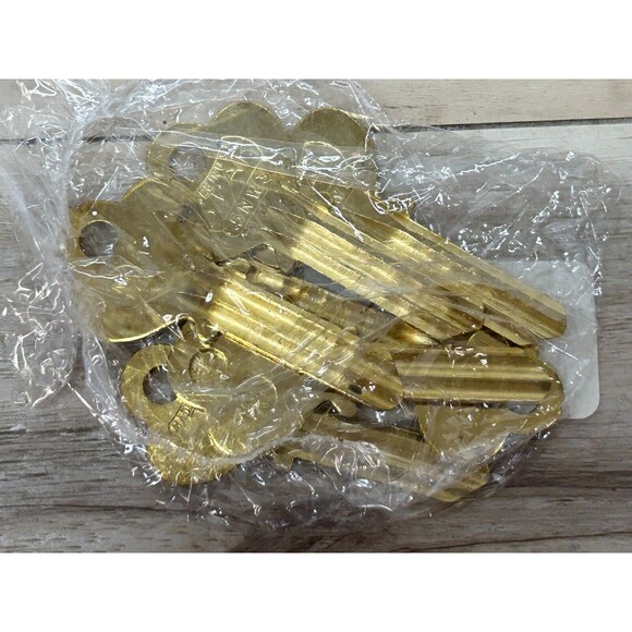STAR Locksmith Supplies Brass 5NW3 Key Blanks Set Of 6 Made In USA NOS - Picture 1 of 3